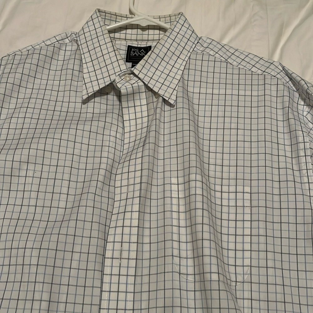 Plaid casual button down shirt